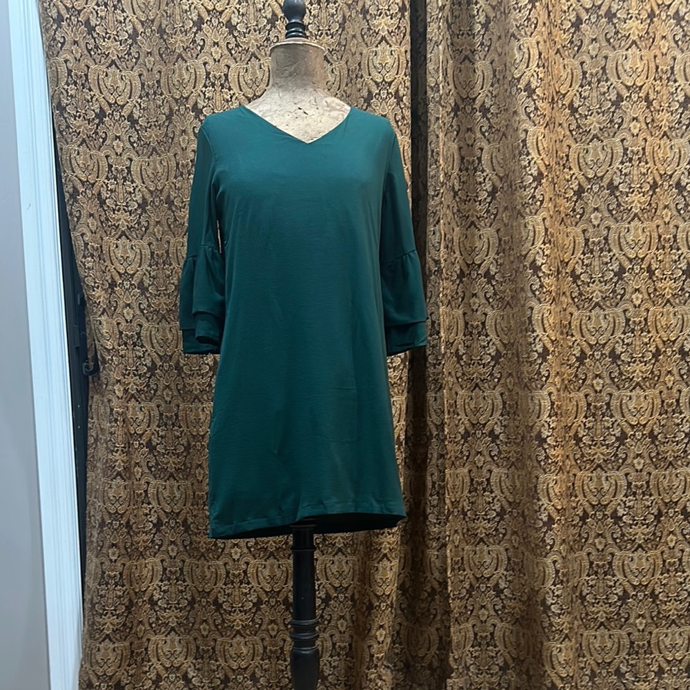Elegant Green Mini Dress